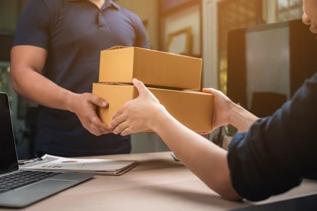 Entrega de encomendas pequenas